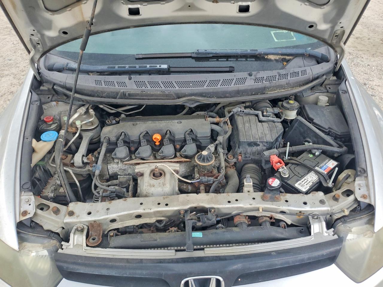 2007 Honda Civic Lx Gray vin: 2HGFG11647H504072