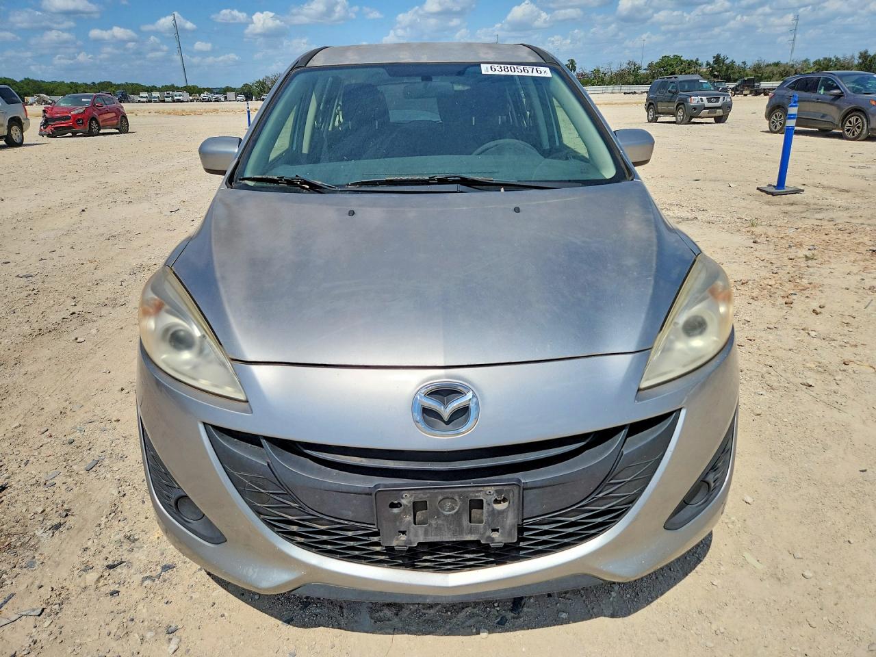 2012 Mazda 5 Silver vin: JM1CW2BL4C0125358