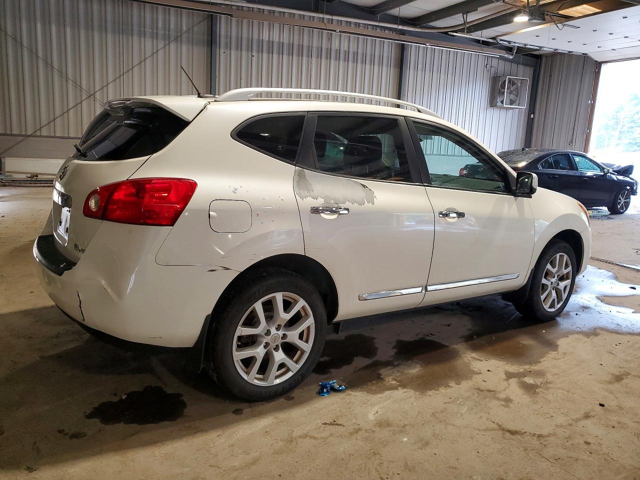 2013 Nissan Rogue S Белый vin: JN8AS5MV5DW654422