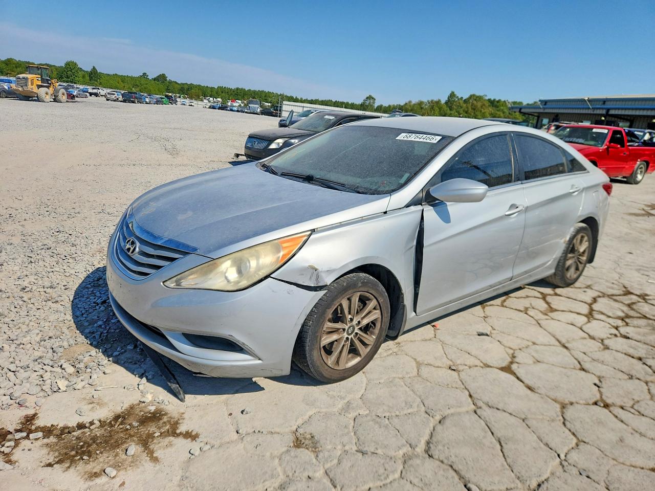 2012 Hyundai Sonata Gls Silver vin: 5NPEB4AC6CH396572