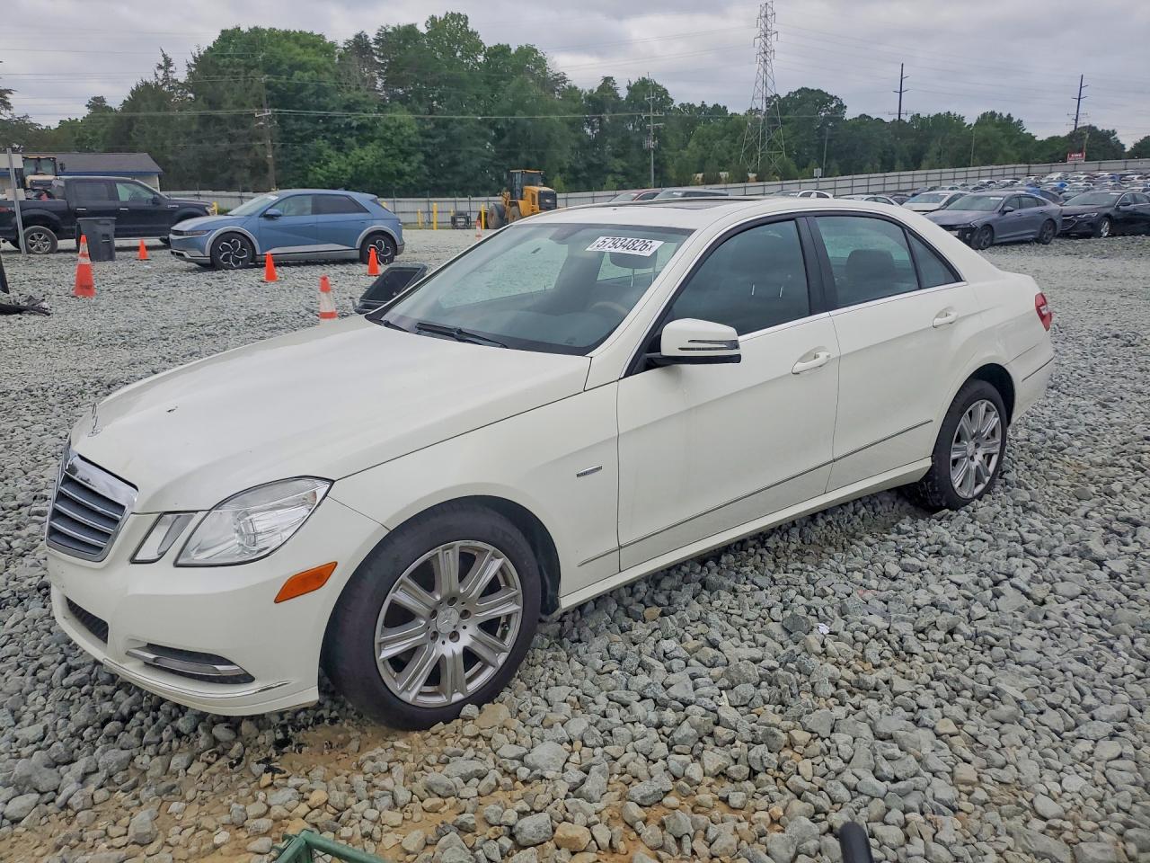 2012 Mercedes-benz E 350 4matic White vin: WDDHF8JBXCA547183