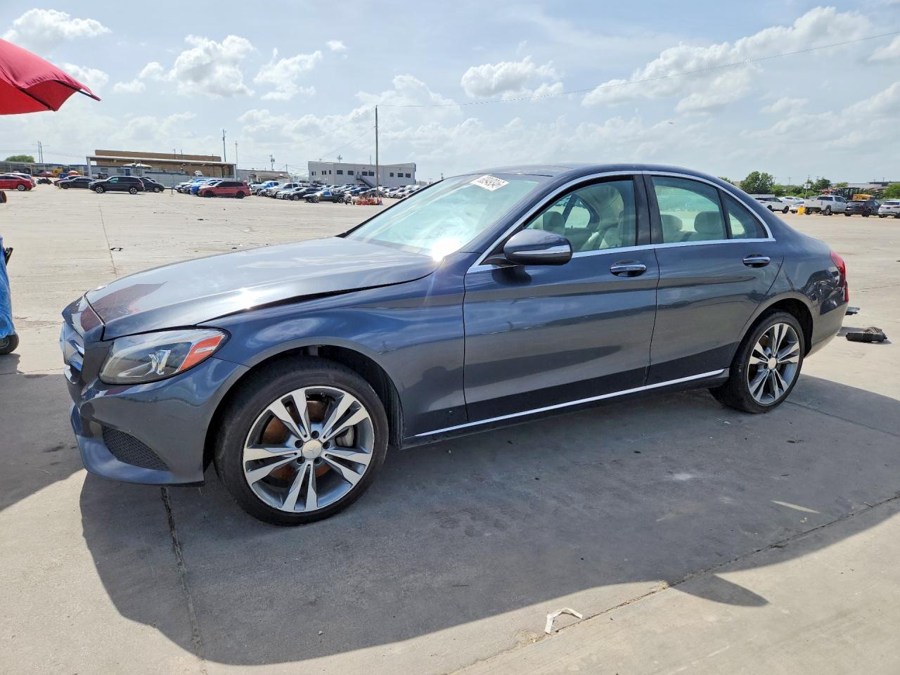 2015 Mercedes-benz C 300 4matic Gray vin: 55SWF4KB5FU003497