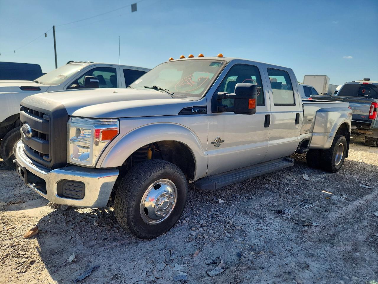 2013 Ford F350 Super Duty Silver vin: 1FT8W3DT3DEA09422
