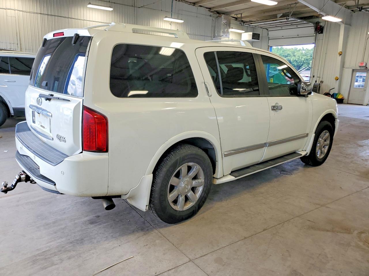 2005 Infiniti Qx56 Base White vin: 5N3AA08CX5N812922
