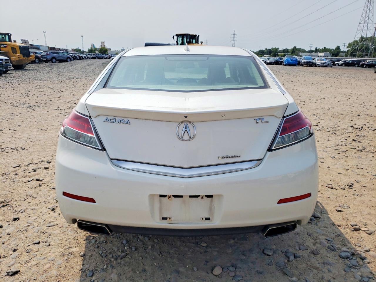2012 Acura Tl White vin: 19UUA9F58CA001967