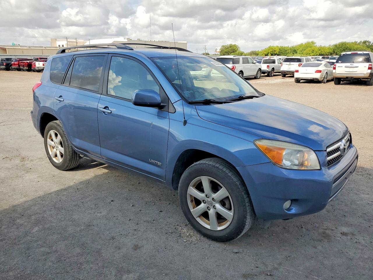2008 Toyota Rav4 Limited Blue vin: JTMBK31V485056150