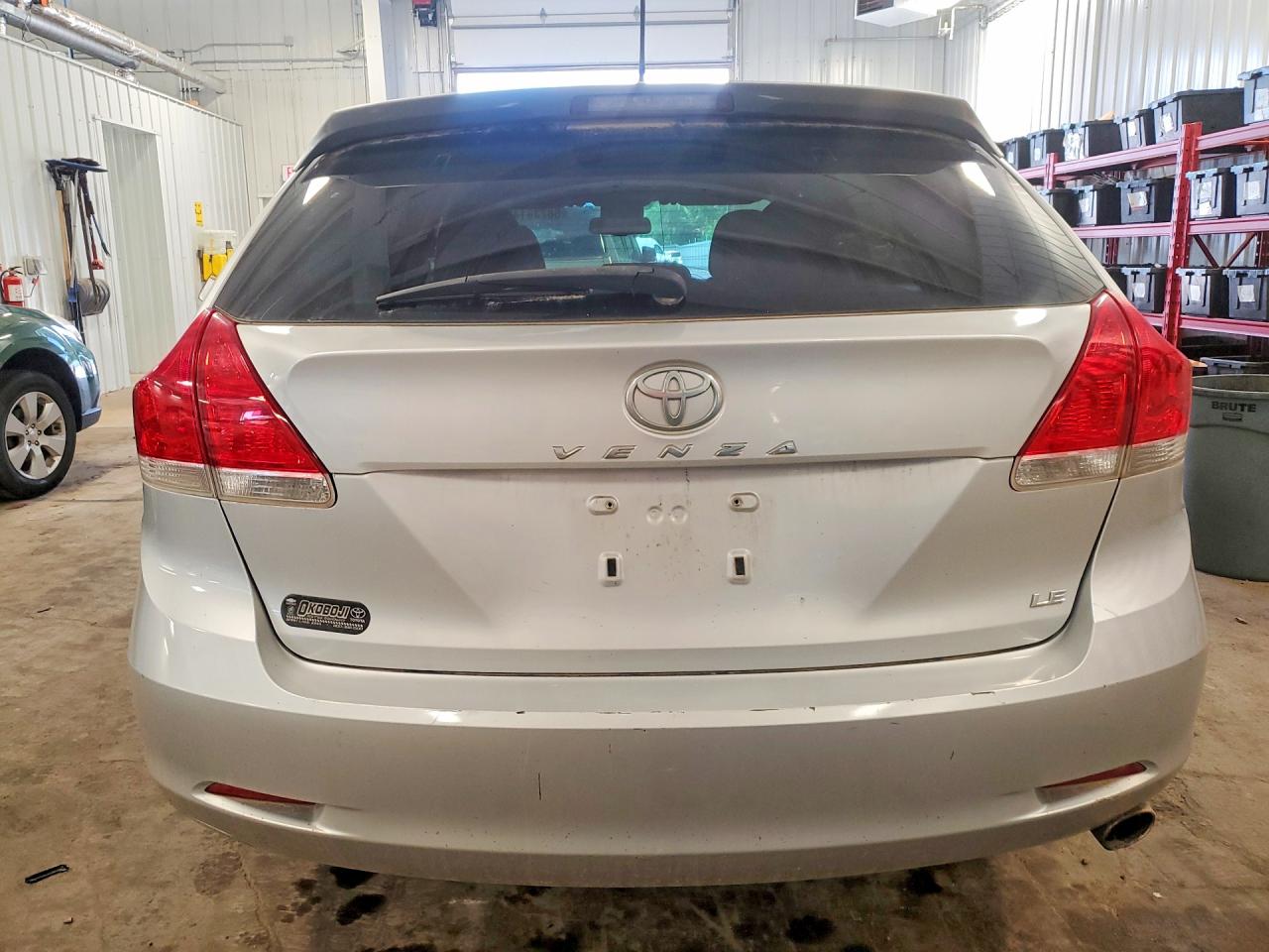 2012 Toyota Venza Le Silver vin: 4T3ZA3BBXCU060307