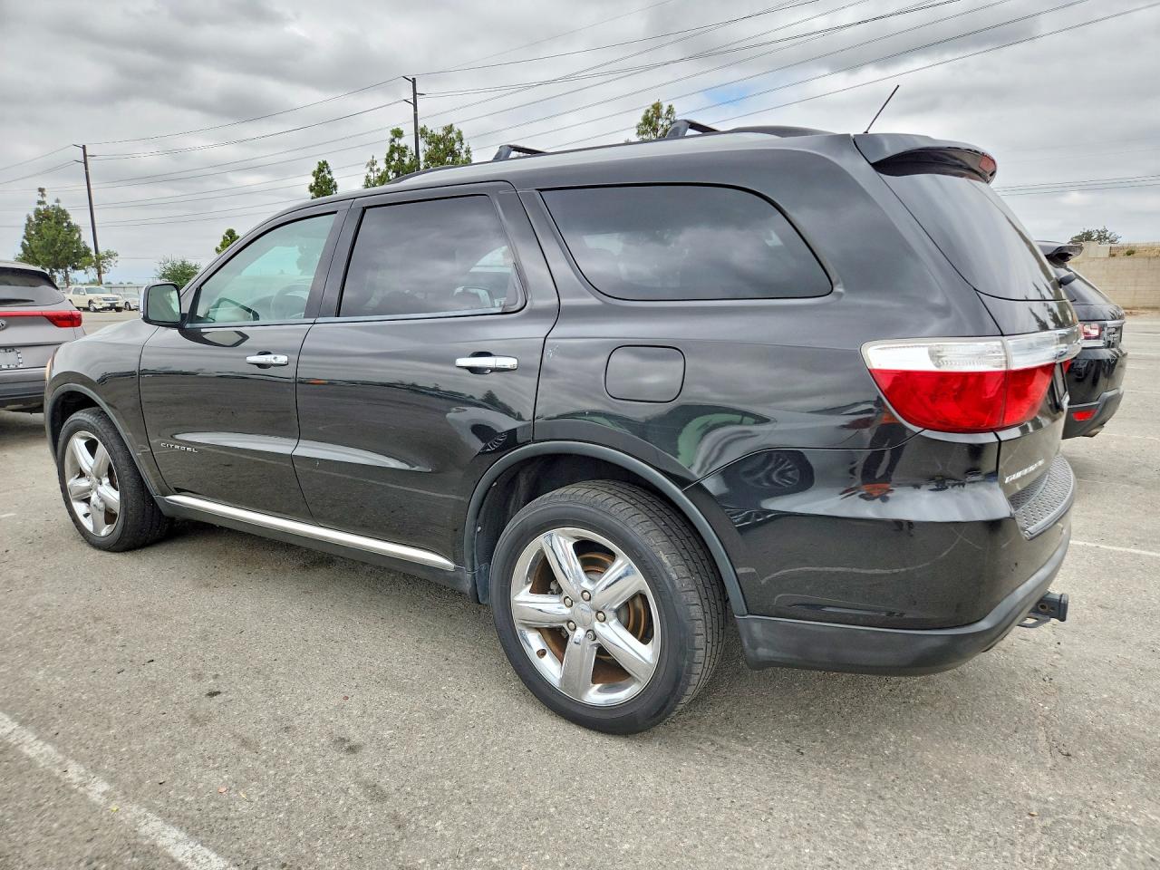 2012 Dodge Durango Citadel Черный vin: 1C4RDHEG4CC257908
