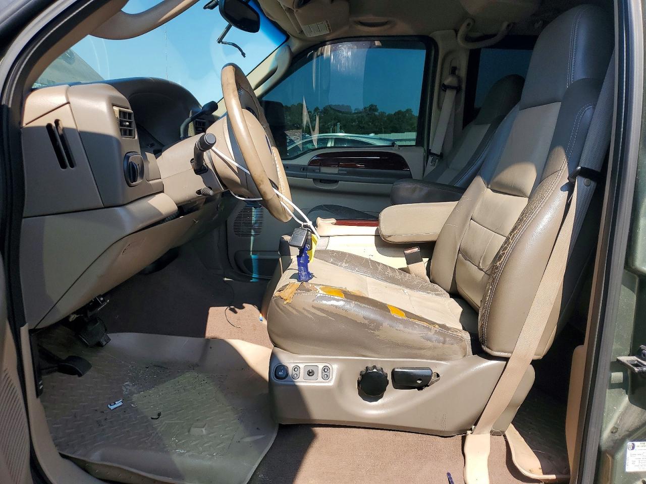 2004 Ford Excursion Eddie Bauer Green vin: 1FMNU44P14EE06561