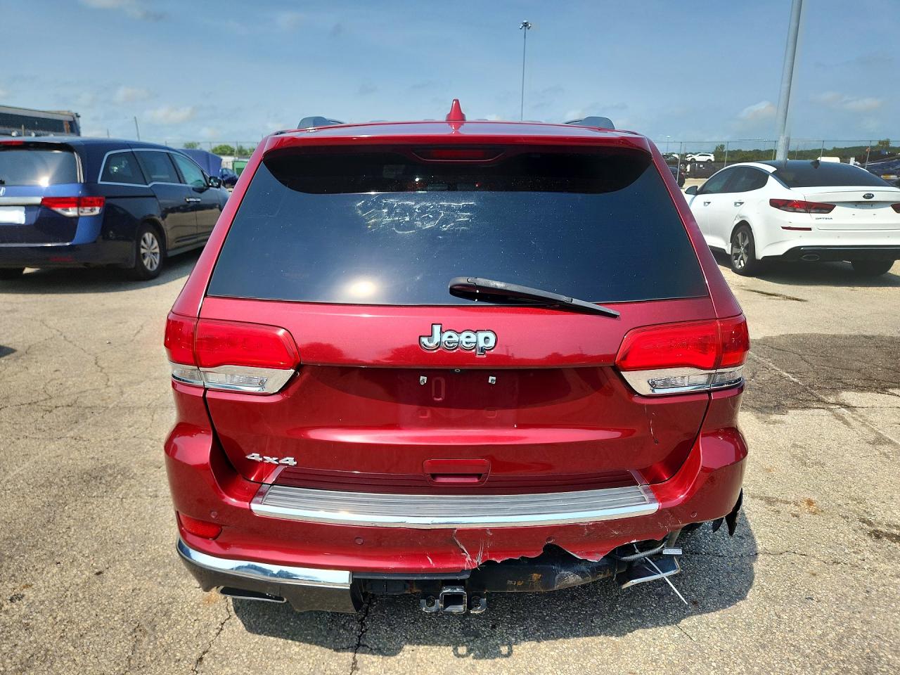 2014 Jeep Grand Cherokee Summit Красный vin: 1C4RJFJG8EC475873