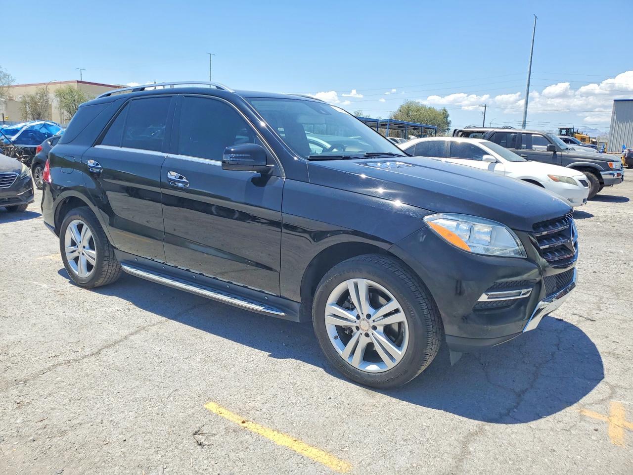 2014 Mercedes-benz Ml 350 Black vin: 4JGDA5JB7EA419150