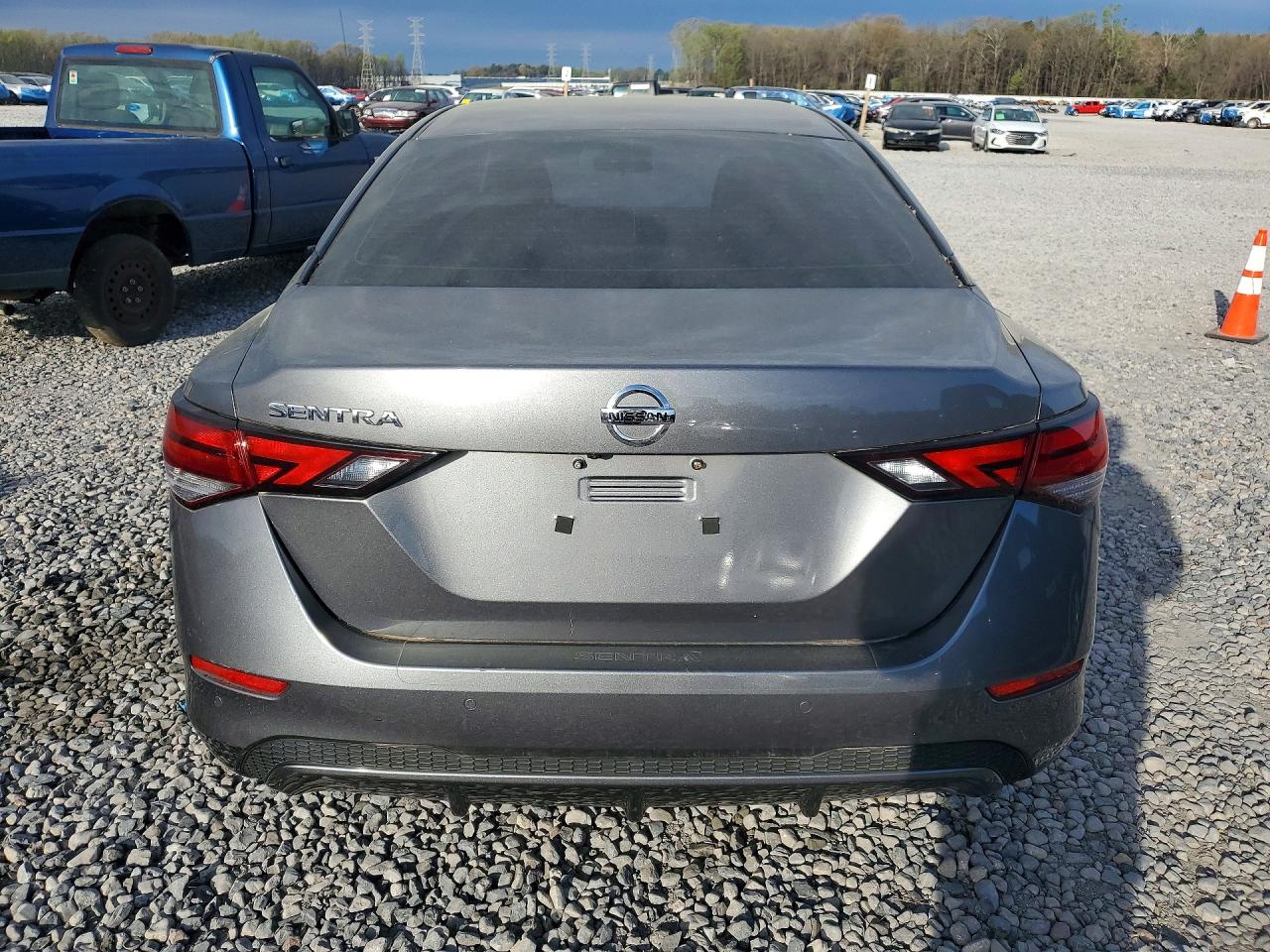 2022 Nissan Sentra S Серый vin: 3N1AB8BV9NY279034