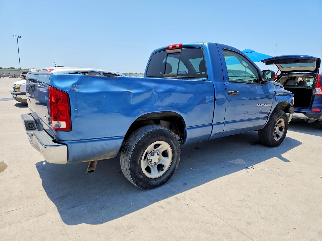 2004 Dodge Ram 1500 St Blue vin: 1D7HU16N14J287838