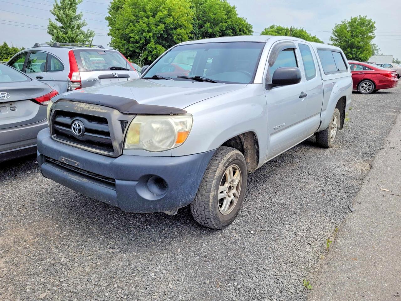 2007 Toyota Tacoma Access Cab Silver vin: 5TETX22N07Z399371