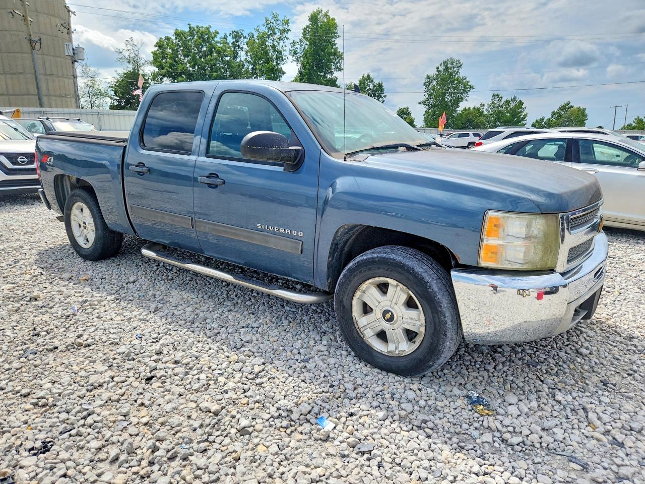 2013 Chevrolet Silverado K1500 Lt Gray vin: 3GCPKSE74DG308235