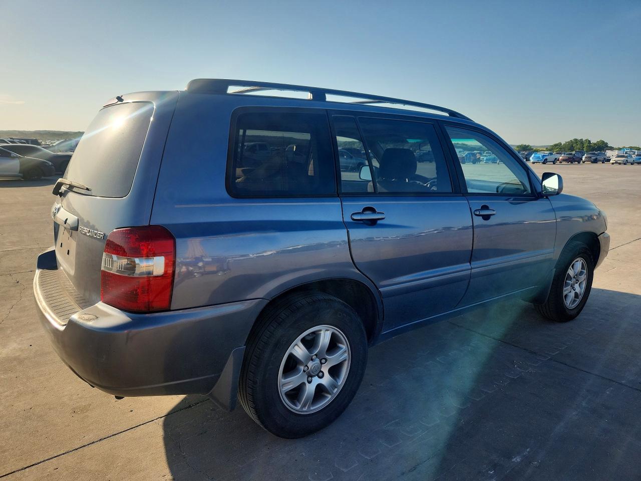 2006 Toyota Highlander Limited Blue vin: JTEGP21A760097943