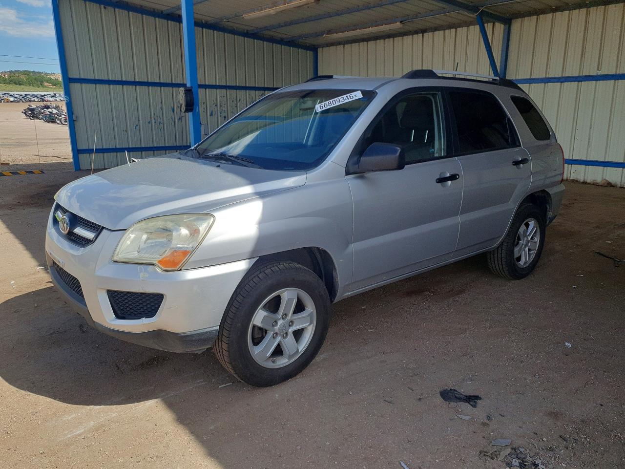 2010 Kia Sportage Lx Серебряный vin: KNDKGCA38A7715891