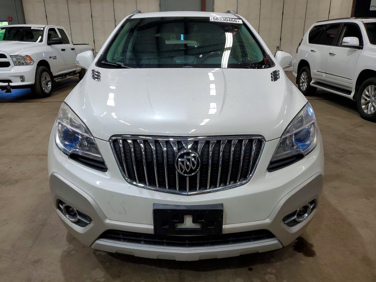 2014 Buick Encore White vin: KL4CJCSB7EB782099