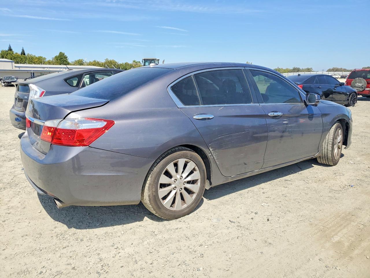 2015 Honda Accord Exl Gray vin: 1HGCR2F86FA073468