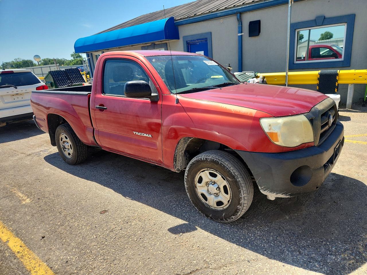 2007 Toyota Tacoma Base Red vin: 5TENX22N47Z467731