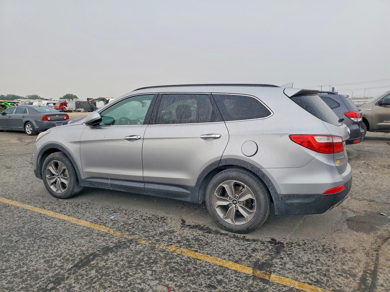 2014 Hyundai Santa Fe Gls Silver vin: KM8SM4HF8EU063680