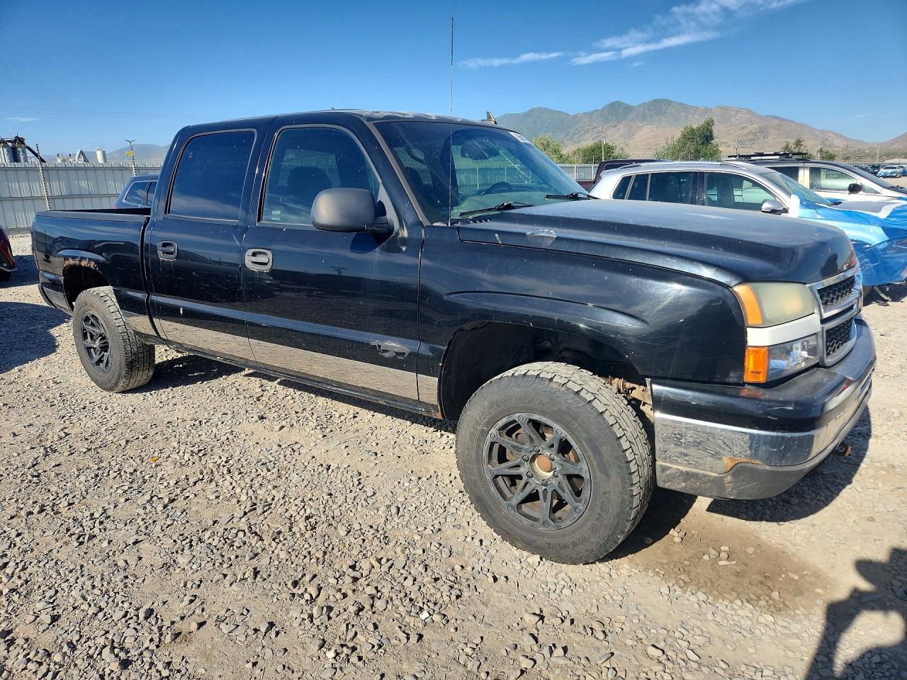 2006 Chevrolet Silverado K1500 Black vin: 2GCEK13T761356390