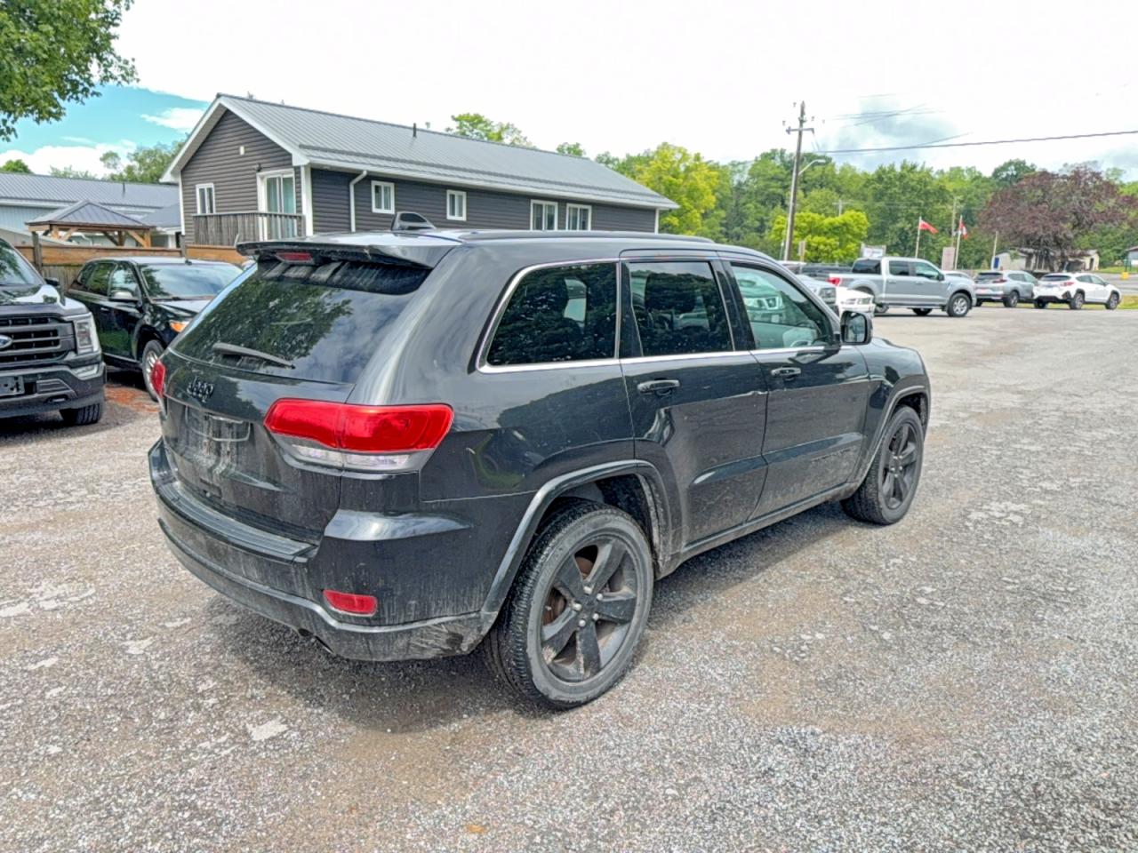 2015 Jeep Grand Cherokee Laredo Black vin: 1C4RJFAGXFC624916