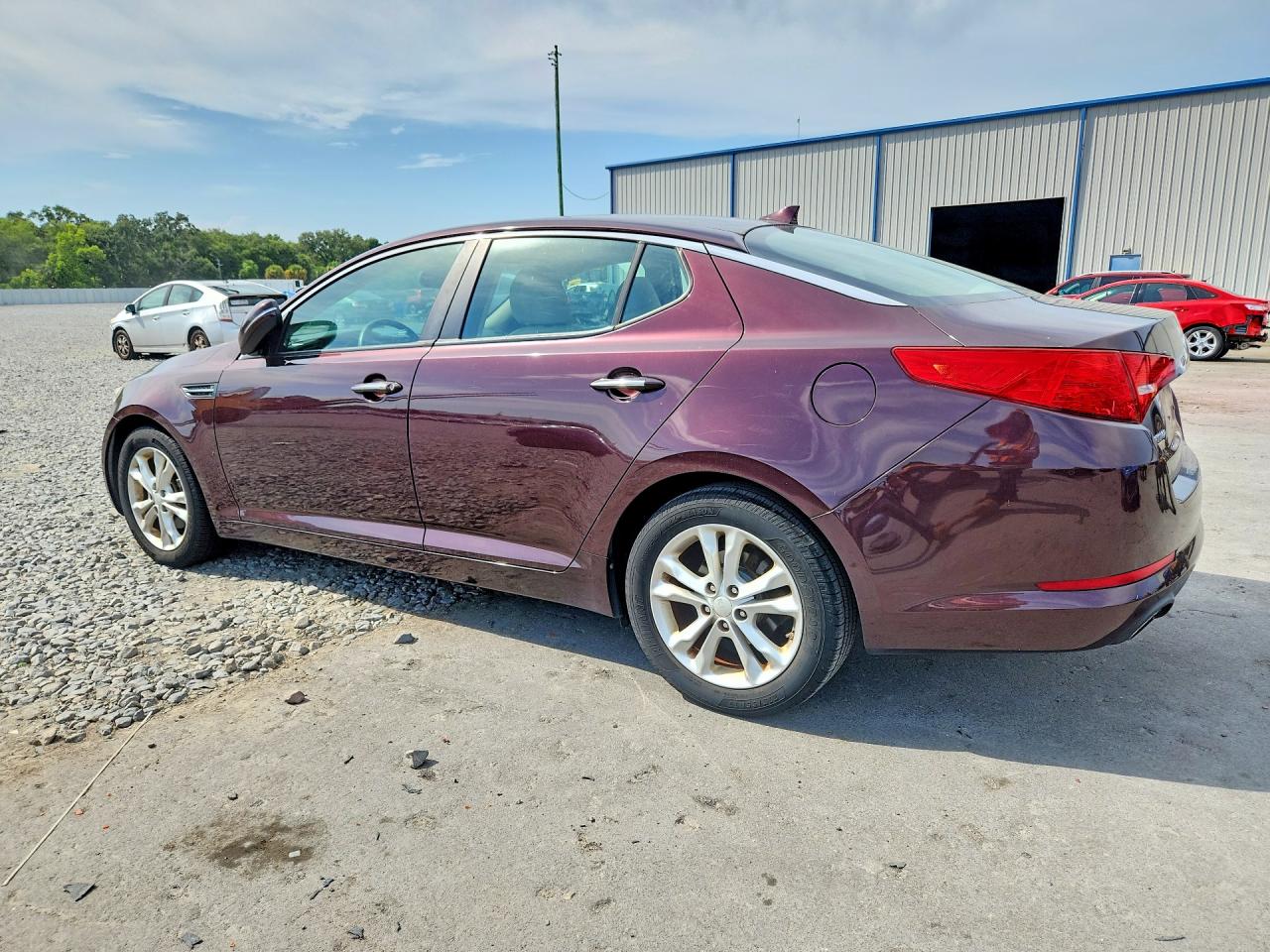 2013 Kia Optima Ex Burgundy vin: 5XXGN4A79DG137459