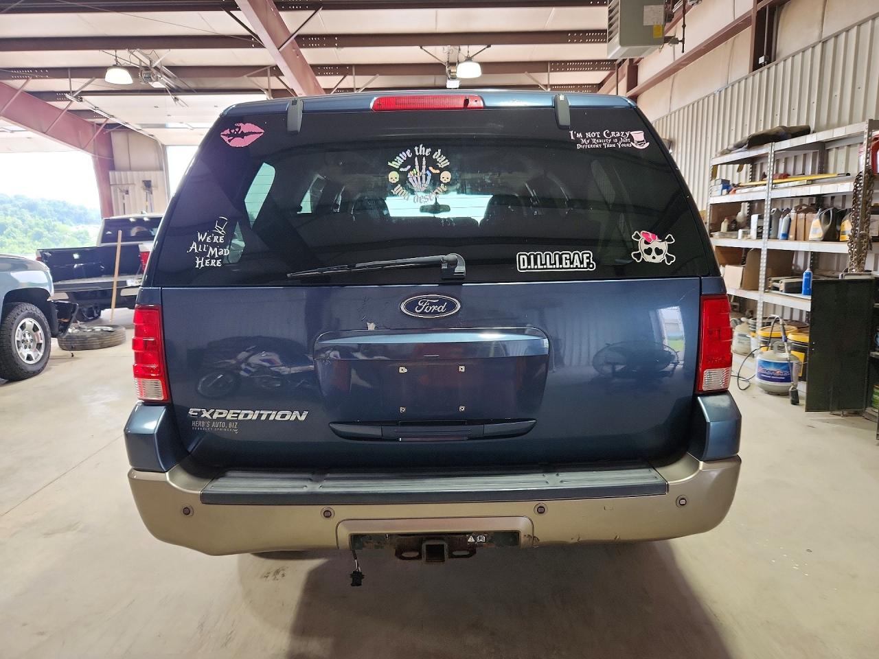 2003 Ford Expedition Eddie Bauer Blue vin: 1FMPU18L53LB92229