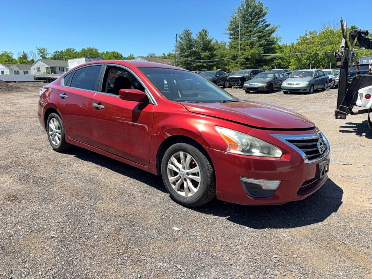 2014 Nissan Altima 2.5 S Red vin: 1N4AL3AP6EC321951
