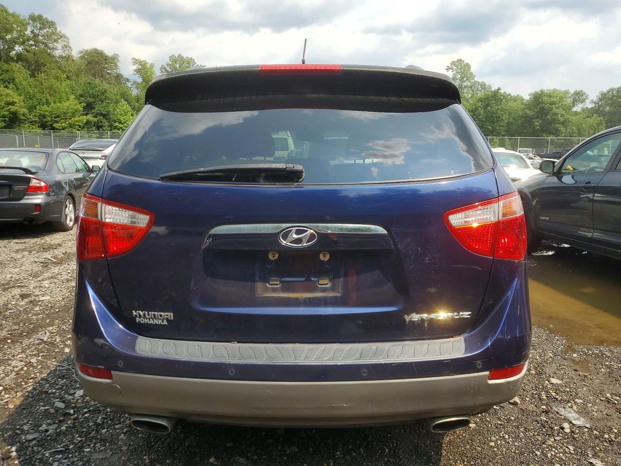 2011 Hyundai Veracruz Gls Blue vin: KM8NU4CC9BU141454