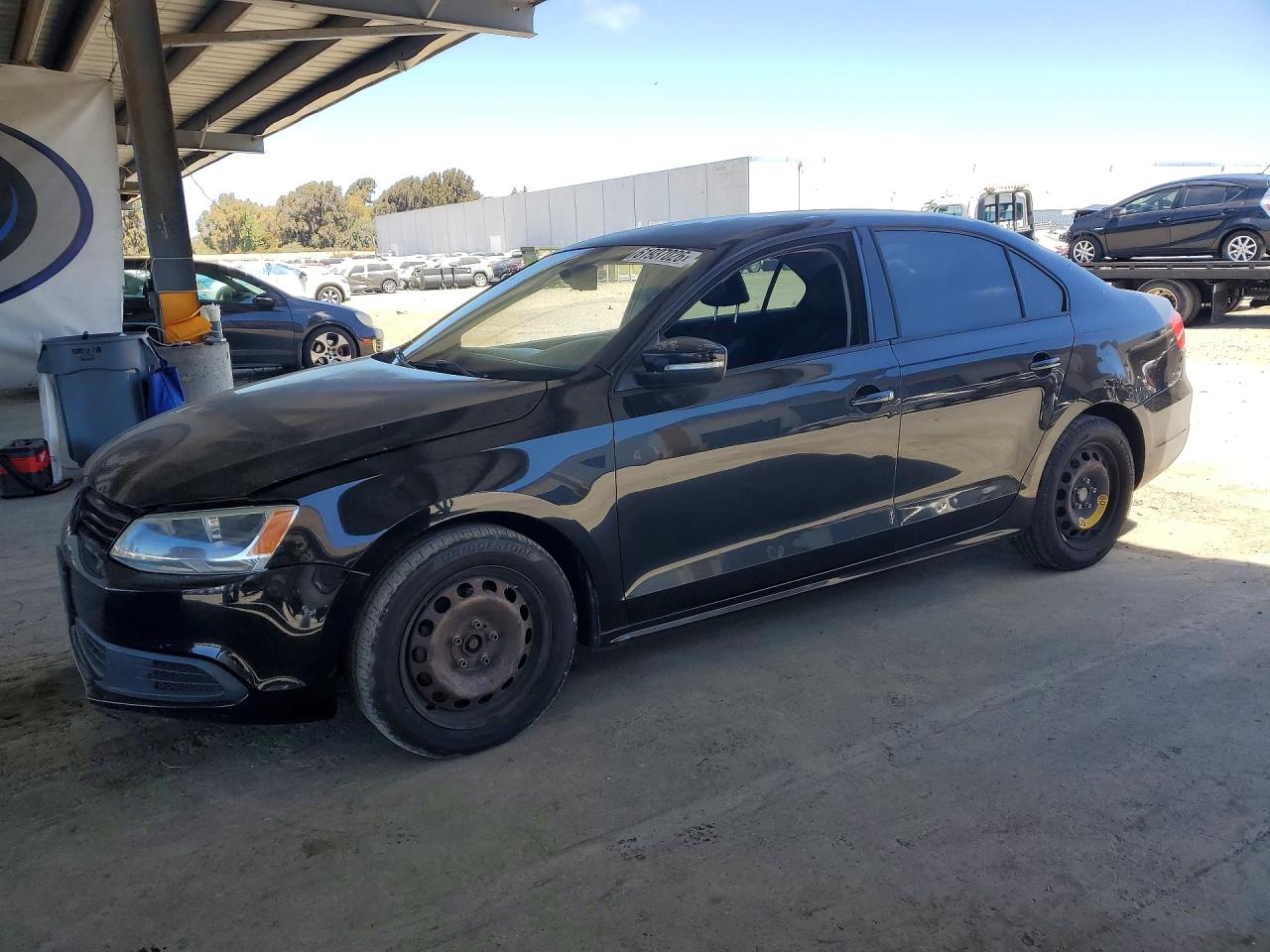 2011 Volkswagen Jetta Se Black vin: 3VWDZ7AJ1BM048966