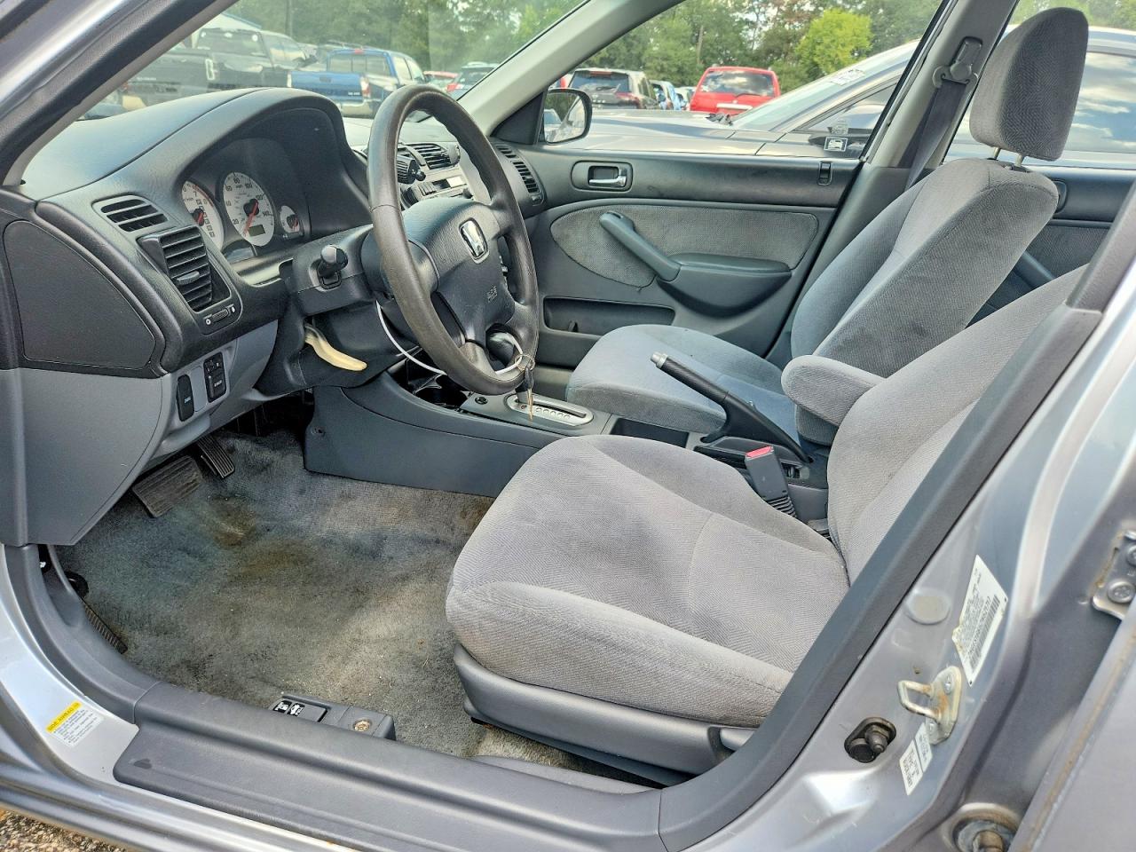 2002 Honda Civic Lx Серебряный vin: 2HGES16652H521717