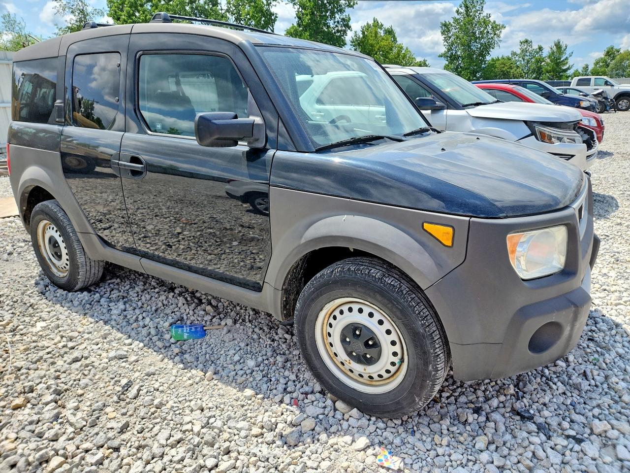 2003 Honda Element Ex Black vin: 5J6YH28503L037859