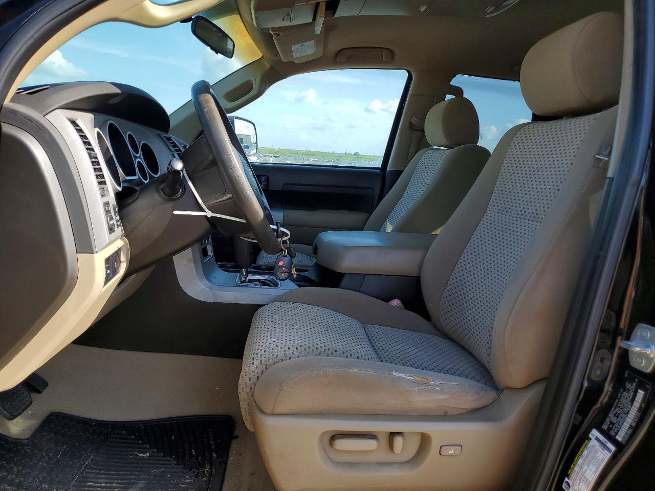 2007 Toyota Tundra Double Cab Sr5 Black vin: 5TFRV54107X032361