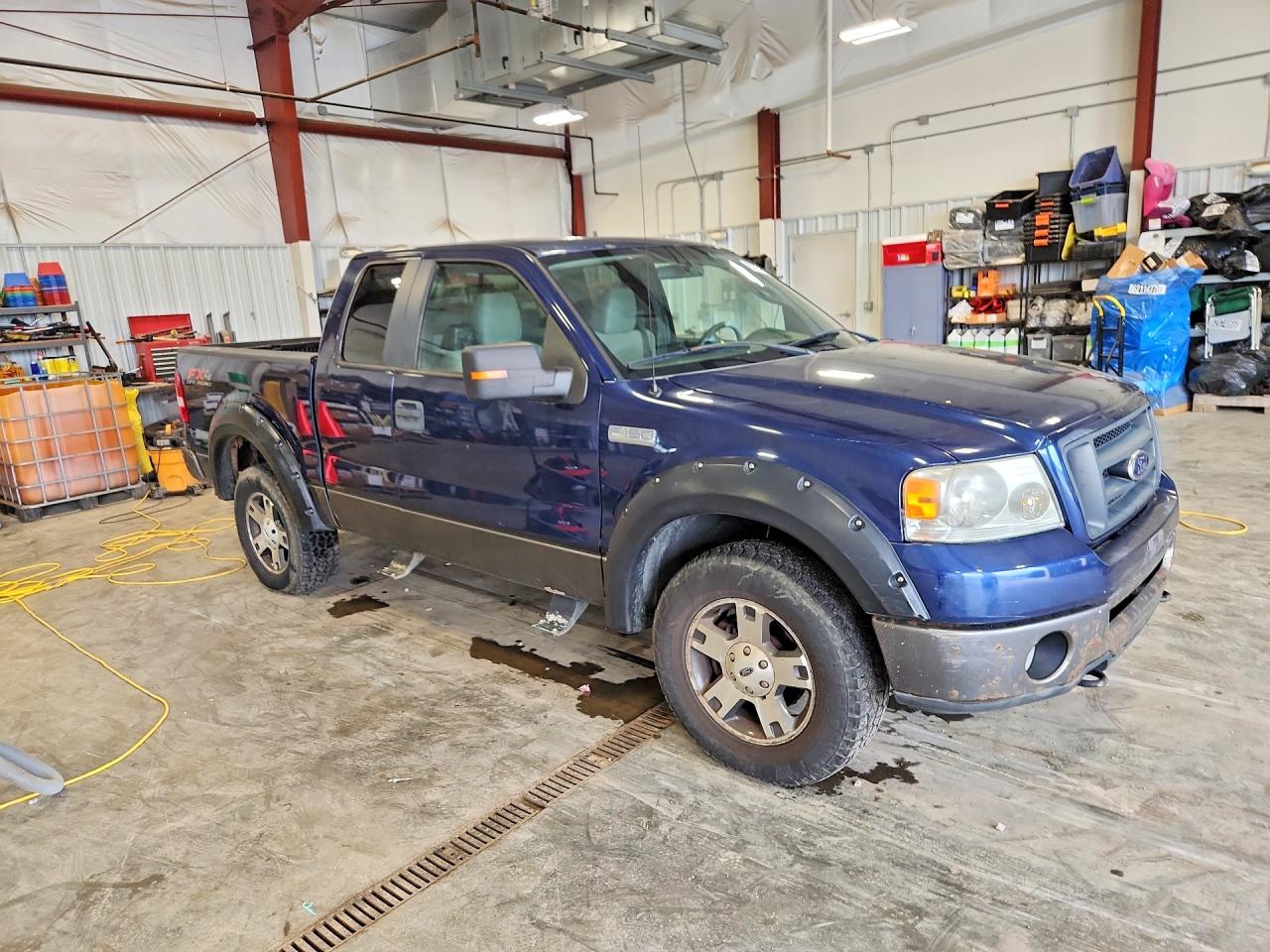 2007 Ford F150 Blue vin: 1FTPX14V37FB18153