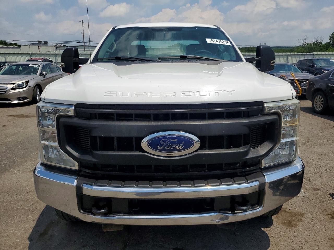 2020 Ford F250 Super Duty White vin: 1FT7X2B62LEC74508