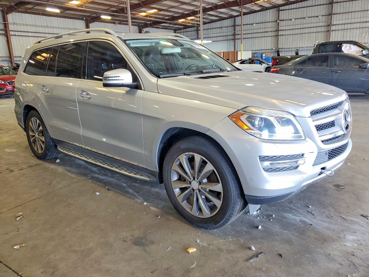 2015 Mercedes-benz Gl 450 4matic Silver vin: 4JGDF6EE2FA451534