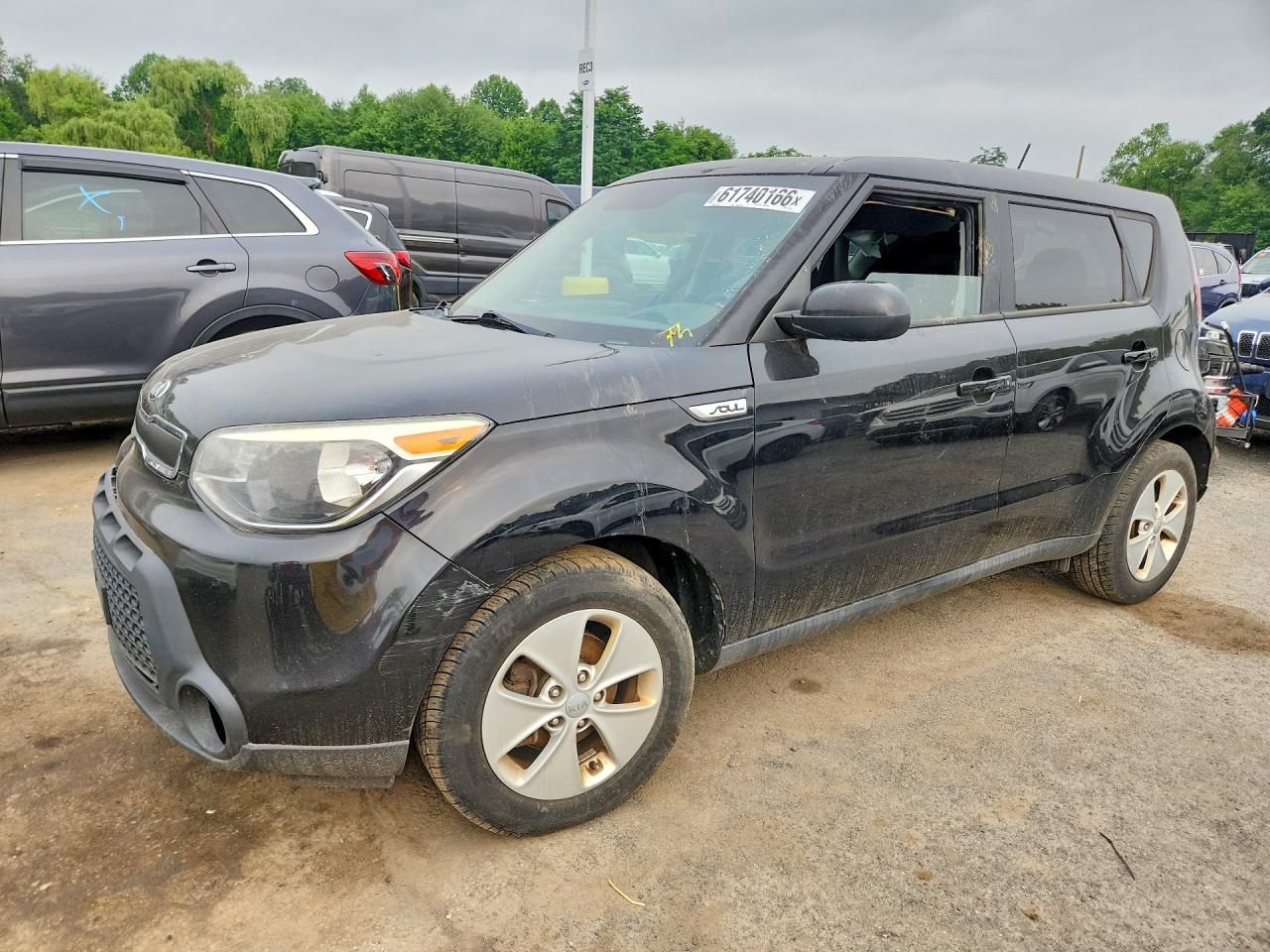 2015 Kia Soul Base Black vin: KNDJN2A29F7151596