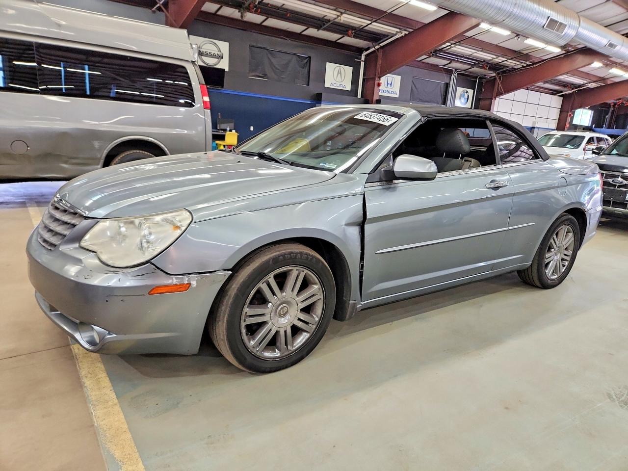 2008 Chrysler Sebring Limited Серебряный vin: 1C3LC65M18N264222