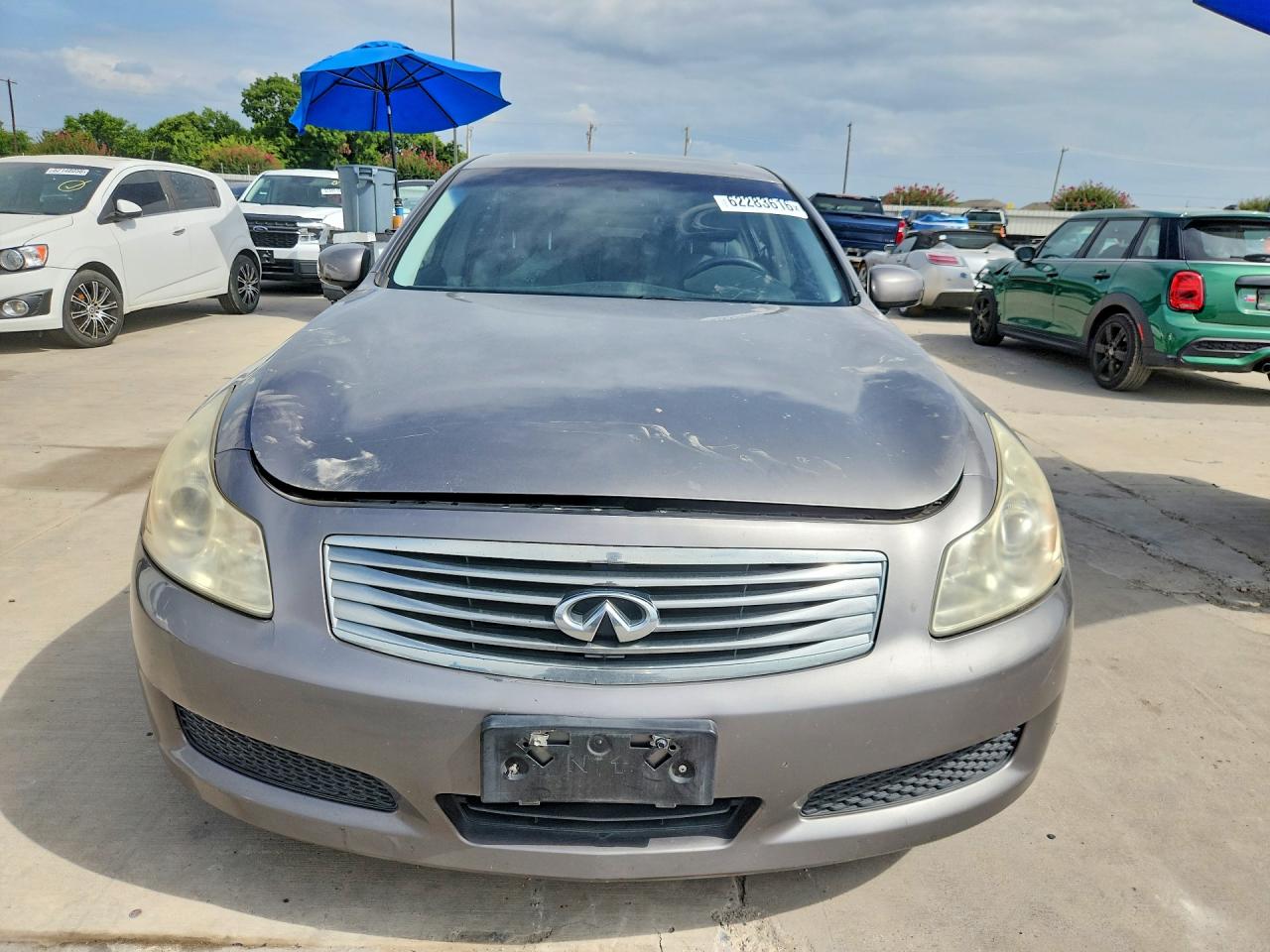 2007 Infiniti G35 Base Gray vin: JNKBV61E97M717344