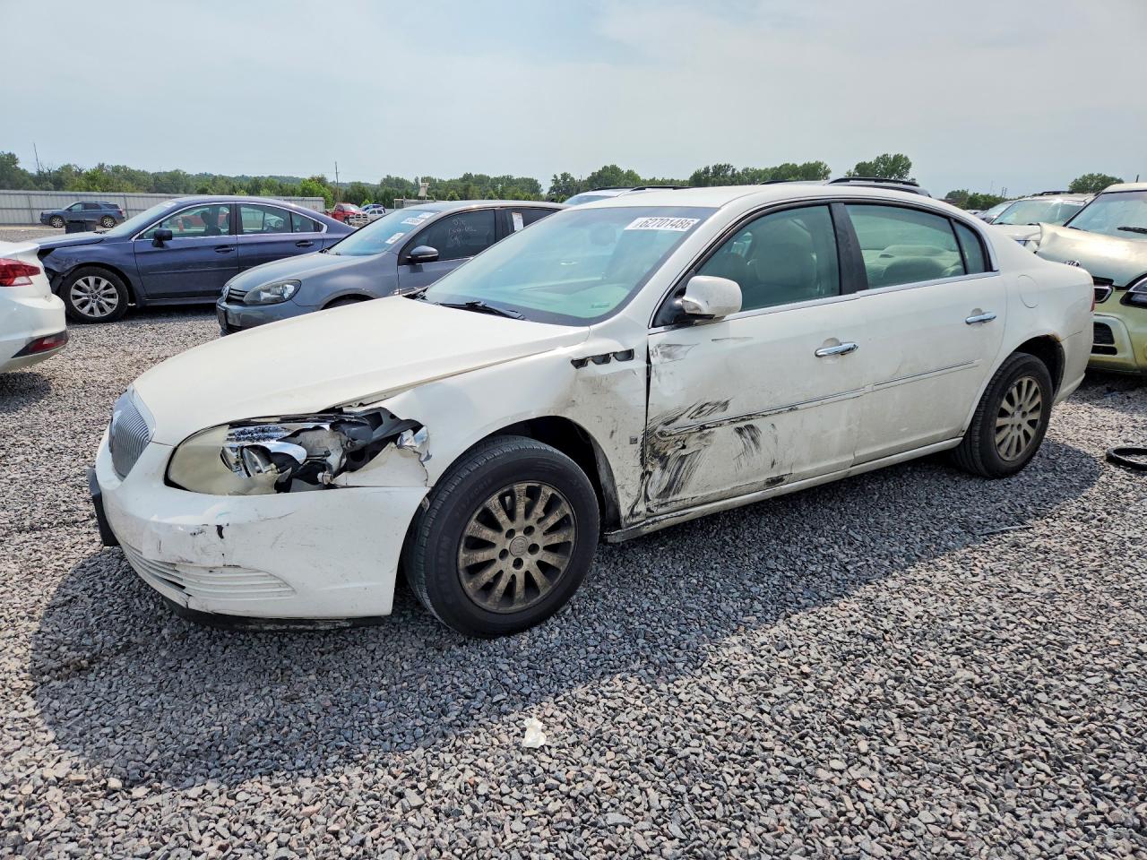 2006 Buick Lucerne Cx White vin: 1G4HP57216U162395