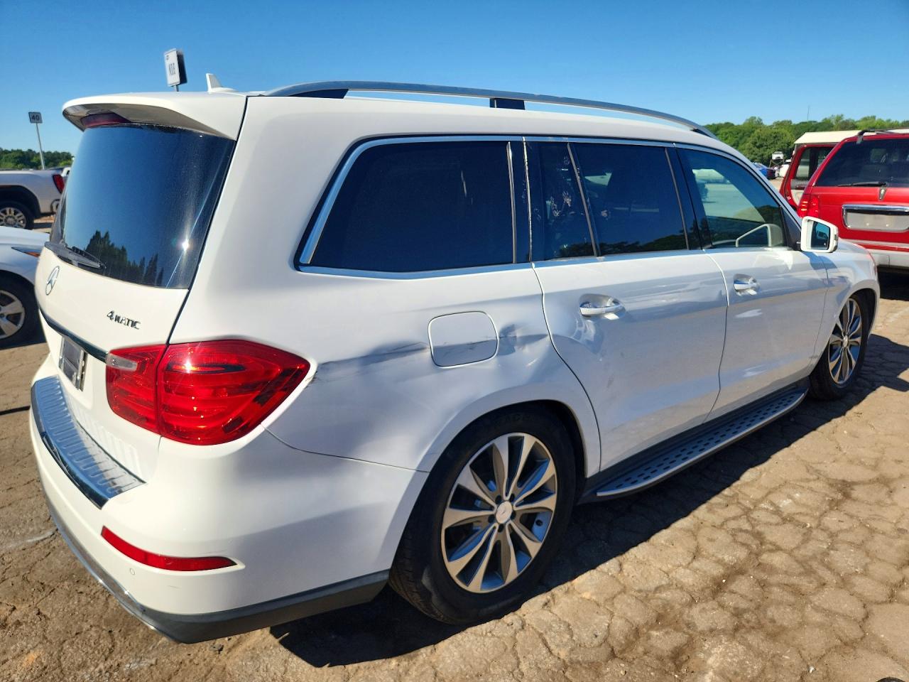 2014 Mercedes-benz Gl 450 4matic Белый vin: 4JGDF7CE9EA287965