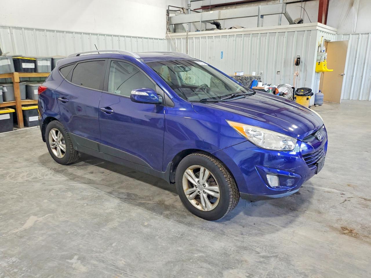 2013 Hyundai Tucson Gls Blue vin: KM8JU3AC7DU694120