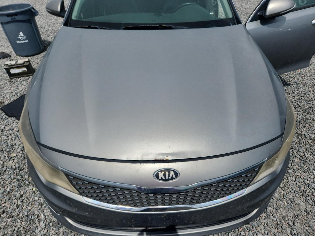 2016 Kia Optima Ex Gray vin: 5XXGU4L37GG106230