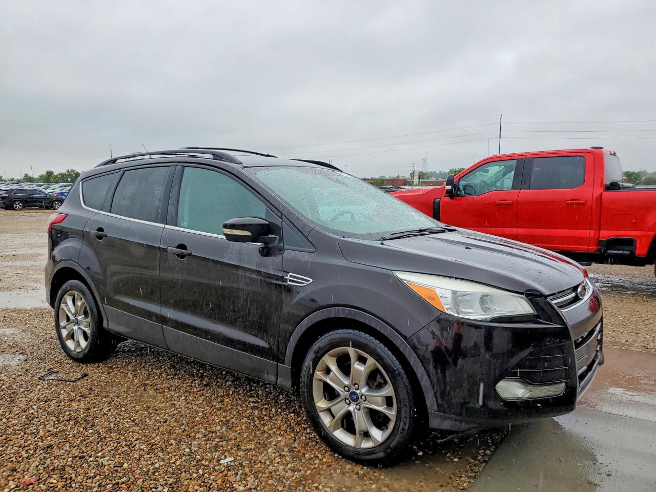 2013 Ford Escape Sel Brown vin: 1FMCU9HX0DUB21547