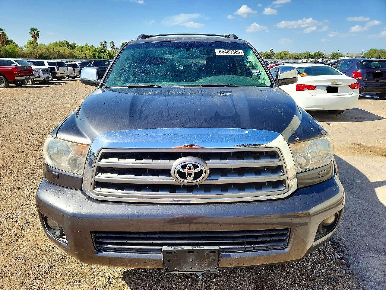 2013 Toyota Sequoia Limited Серый vin: 5TDKY5G11DS050163