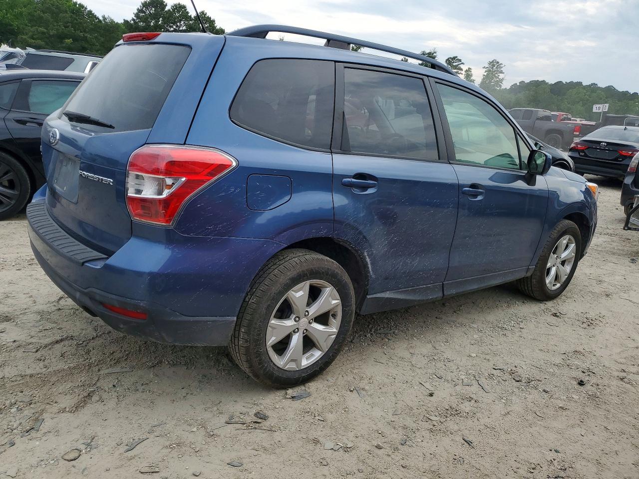 2014 Subaru Forester 2.5i Premium Blue vin: JF2SJAECXEH454734