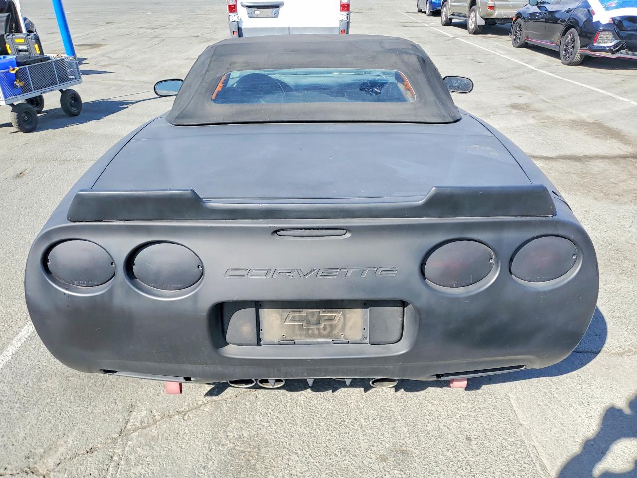 2002 Chevrolet Corvette Black vin: 1G1YY32G825115600