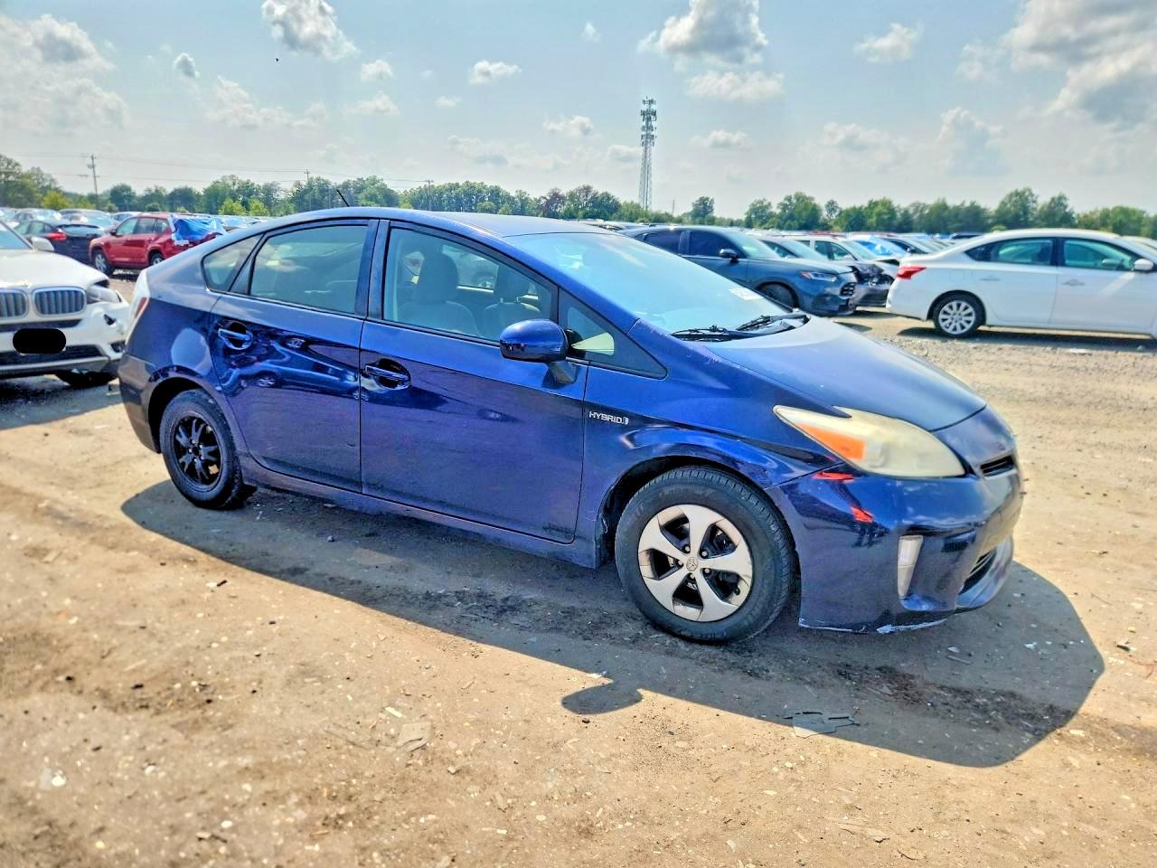 2013 Toyota Prius Two Blue vin: JTDKN3DU1D1634801